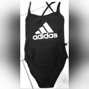 Adidas Black One-Piece‎ Swimsuit with Racerback